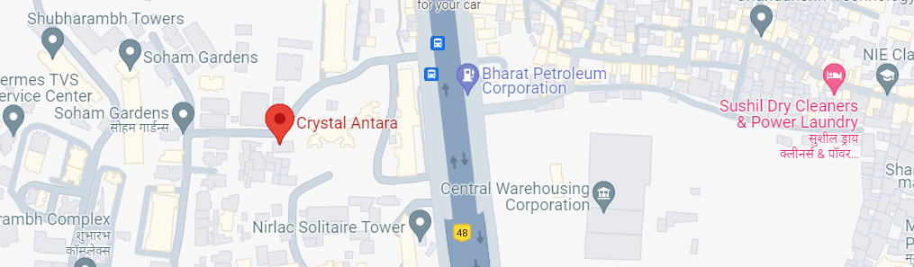 Crystal Antara Manpada Location Map